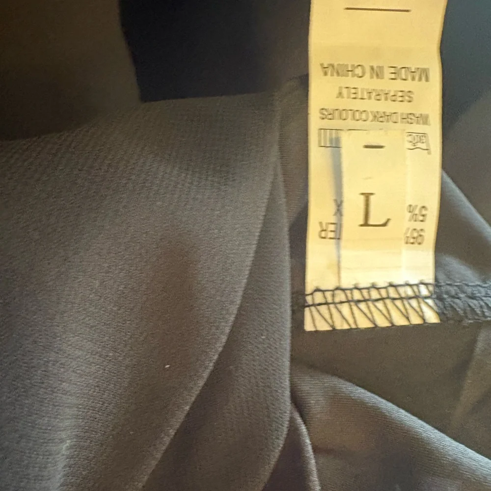 NEW !! Amazing BLACK  cascading tiered maxi dress Size Large.  $75 - Picture 6 of 7